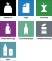 Dekaler for resirkulering