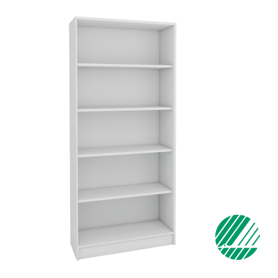 Systemreol med 4 hyller – dybde 32 cm