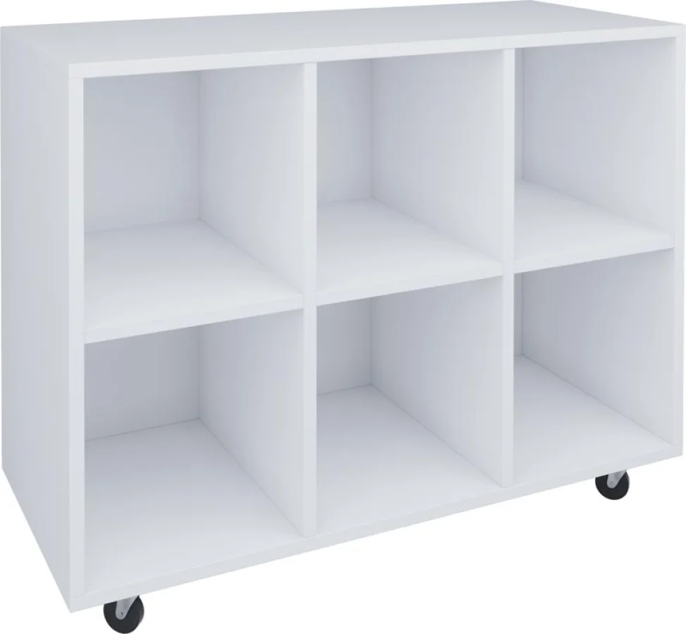 Box reol med 6 rom